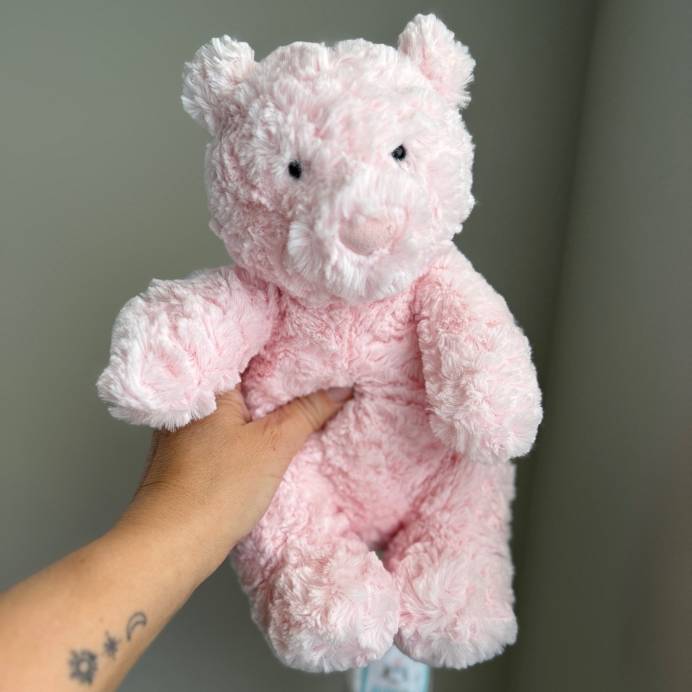 AUTHENTIC Jellycat Leola Bear Pink MEDIUM❗️VHTF - NWT❗️